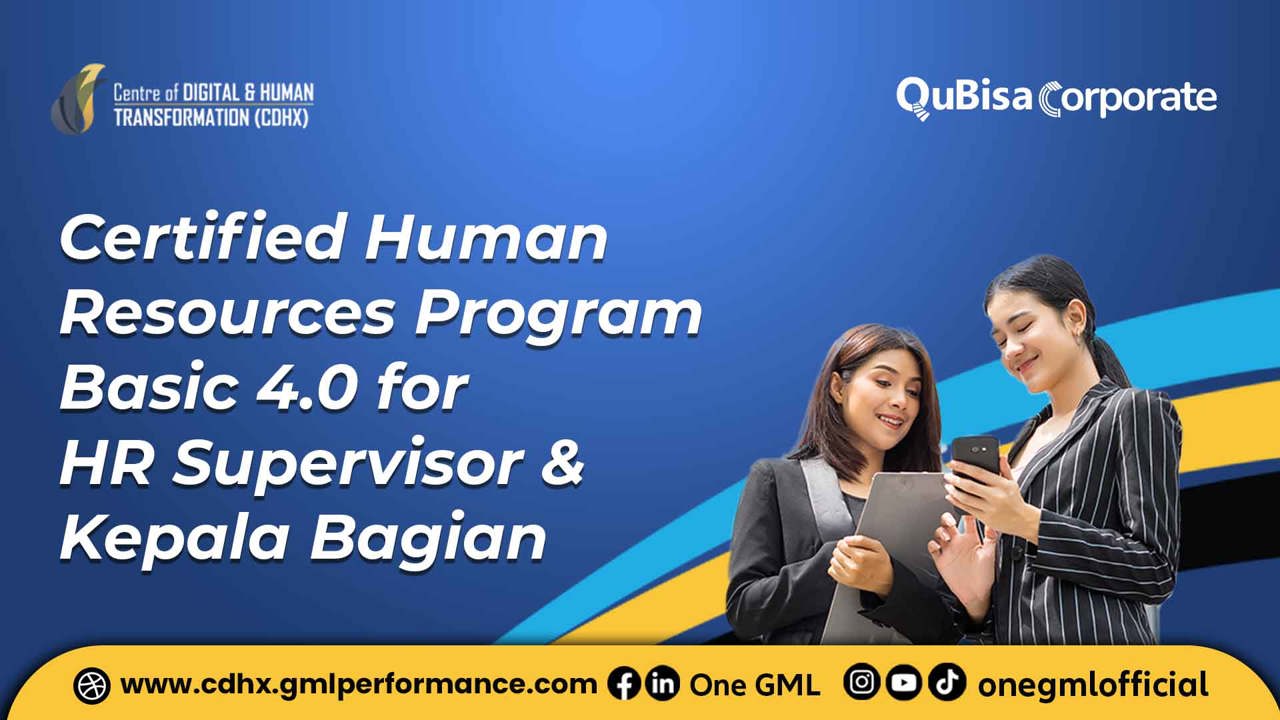 Certified Human Resources Program Basic 4.0 for HR Supervisor dan Kepala Bagian