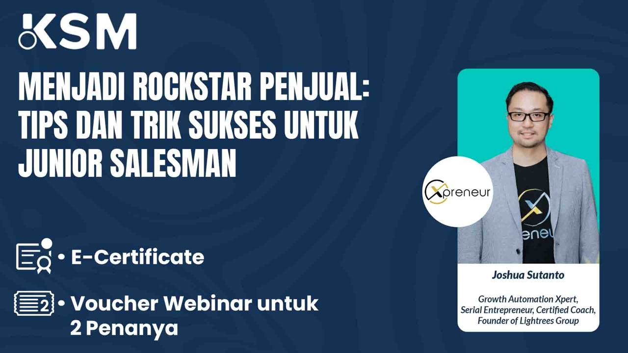 Menjadi Rockstar Penjual: Tips dan Trik Sukses untuk Junior Salesman